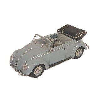 MiniChamps VW Volkswagon Beetle 1200 Cabriolet Diecast Vintage Light Blue